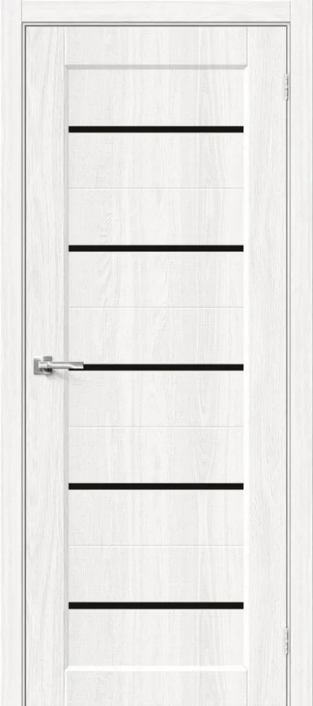Фото Межкомнатная дверь Мода-22 Black Line White Dreamline BR4050
